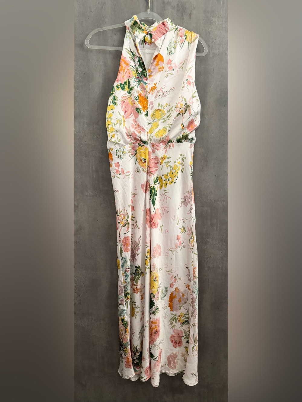 PETAL & PUP ANABELLE HALTER NECK MIDI DRESS - L B3235 - Picture 6 of 6